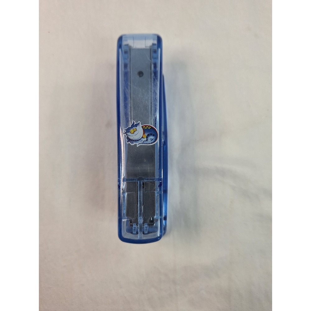 Vintage Pharma Promo Stapler Blue Translucent - Picture 3 of 4
